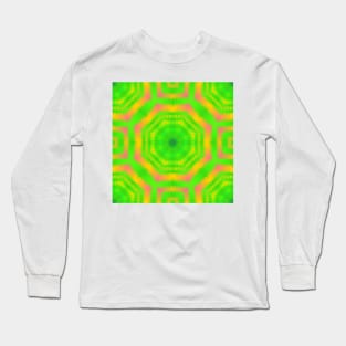 Spring Mandala Illuminated Pattern Long Sleeve T-Shirt